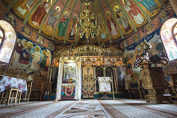 Image showing Interior of orthodox chapel