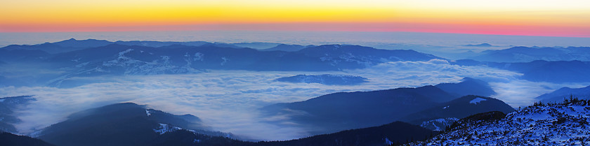 Image showing From the top of the mountains