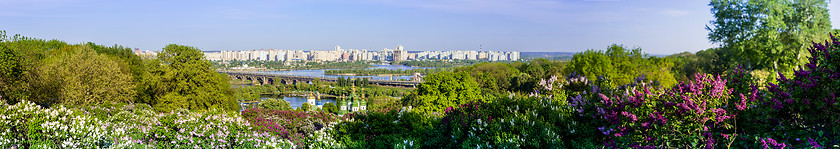 Image showing Panorama of the city Kiev, Ukraine