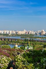 Image showing Panorama of the city Kiev, Ukraine