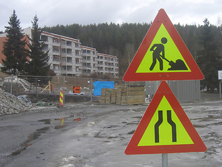 Image showing Road work