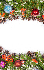 Image showing Christmas background. Eve framework