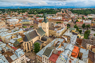 Image showing Lviv bird\'s-eye view, Ukraine