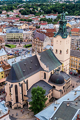 Image showing Lviv bird\'s-eye view, Ukraine