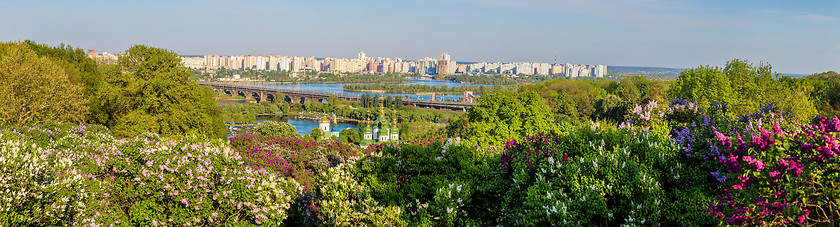 Image showing Panorama of the city Kiev, Ukraine