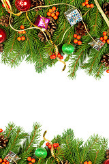 Image showing Christmas background. Eve framework