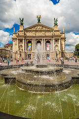 Image showing Academic Opera and Ballet Theatre in Lviv, Ukraine.