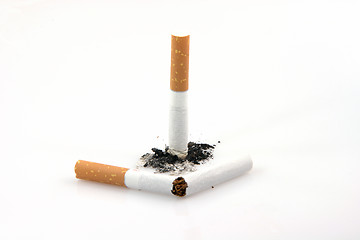 Image showing broken cigarette