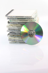 Image showing compact disc and cases