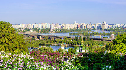 Image showing Panorama of the city Kiev, Ukraine