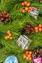 Image showing Christmas background. Eve framework