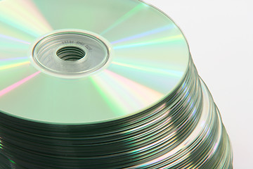 Image showing blank cds isolated