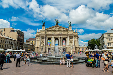 Image showing Academic Opera and Ballet Theatre in Lviv, Ukraine.