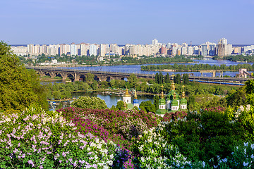 Image showing Panorama of the city Kiev, Ukraine