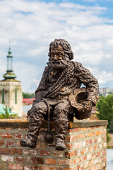 Image showing Sculpture a chimney  in Lviv, Ukraine