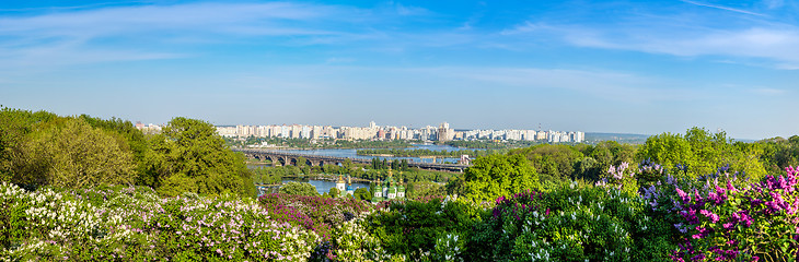 Image showing Panorama of the city Kiev, Ukraine