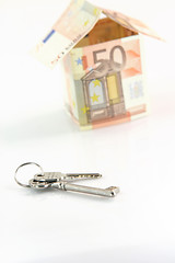 Image showing keys and euros