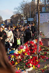 Image showing Ukrainian revolution, Euromaidan after an attack by government f