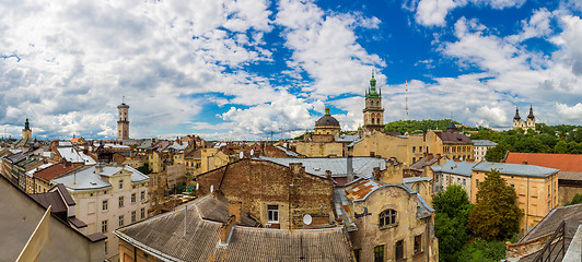 Image showing Lviv bird\'s-eye view