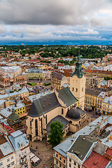 Image showing Lviv bird\'s-eye view, Ukraine