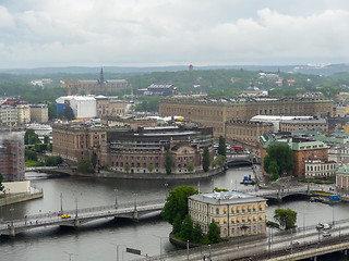 Image showing Stockholm aerial view