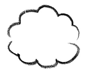 Image showing sketched cloud