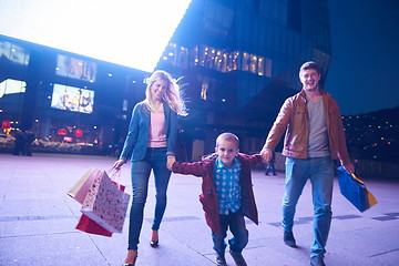 Image showing Group Of Friends Enjoying Shopping