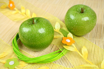 Image showing Green apples