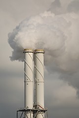 Image showing Smoking power plant