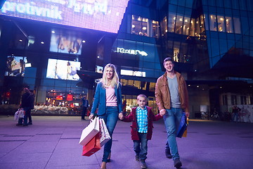 Image showing Group Of Friends Enjoying Shopping