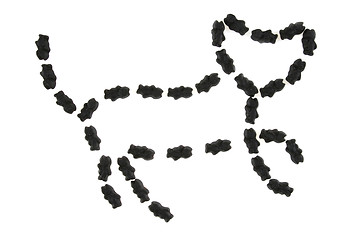 Image showing Cat shape