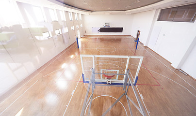 Image showing shool gym indoor