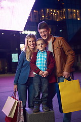 Image showing Group Of Friends Enjoying Shopping