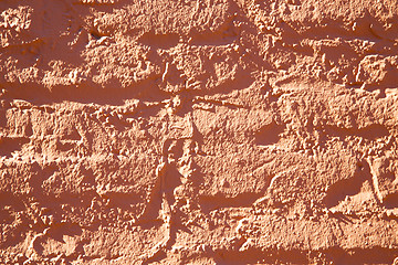 Image showing texture wall in africa  pink