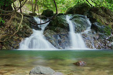 Image showing Sarika Waterfall, Thailand