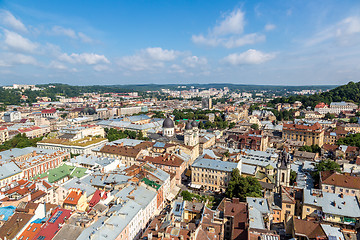 Image showing Lviv bird\'s-eye view