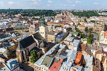 Image showing Lviv bird\'s-eye view