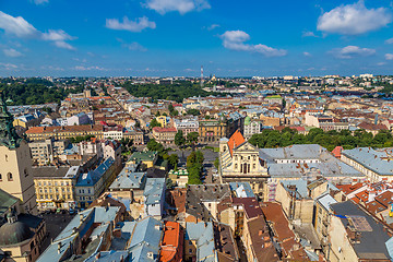 Image showing Lviv bird\'s-eye view