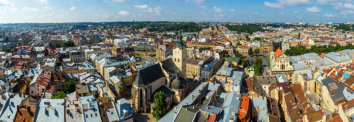 Image showing Lviv bird\'s-eye view