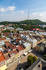 Image showing Lviv bird\'s-eye view