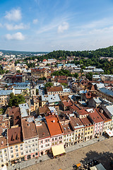 Image showing Lviv bird\'s-eye view