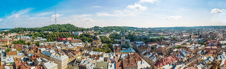 Image showing Lviv bird\'s-eye view