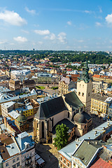 Image showing Lviv bird\'s-eye view