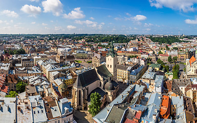 Image showing Lviv bird\'s-eye view