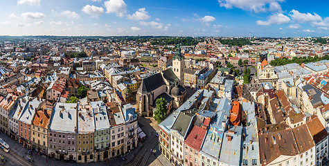 Image showing Lviv bird\'s-eye view