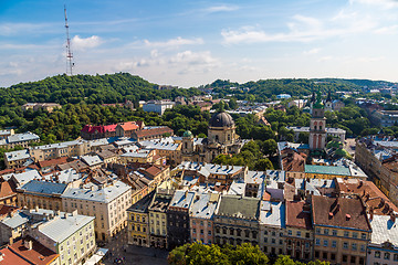 Image showing Lviv bird\'s-eye view