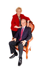 Image showing A mature couple in a formal image.