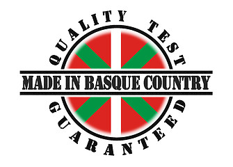 Image showing Quality test guaranteed stamp 