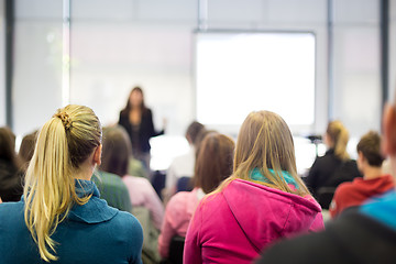 Image showing Lecture at university.