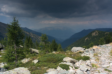 Image showing Dramatic mountain landscape